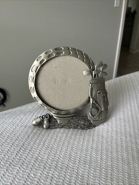 Silver pewter golf photo frame 6x5